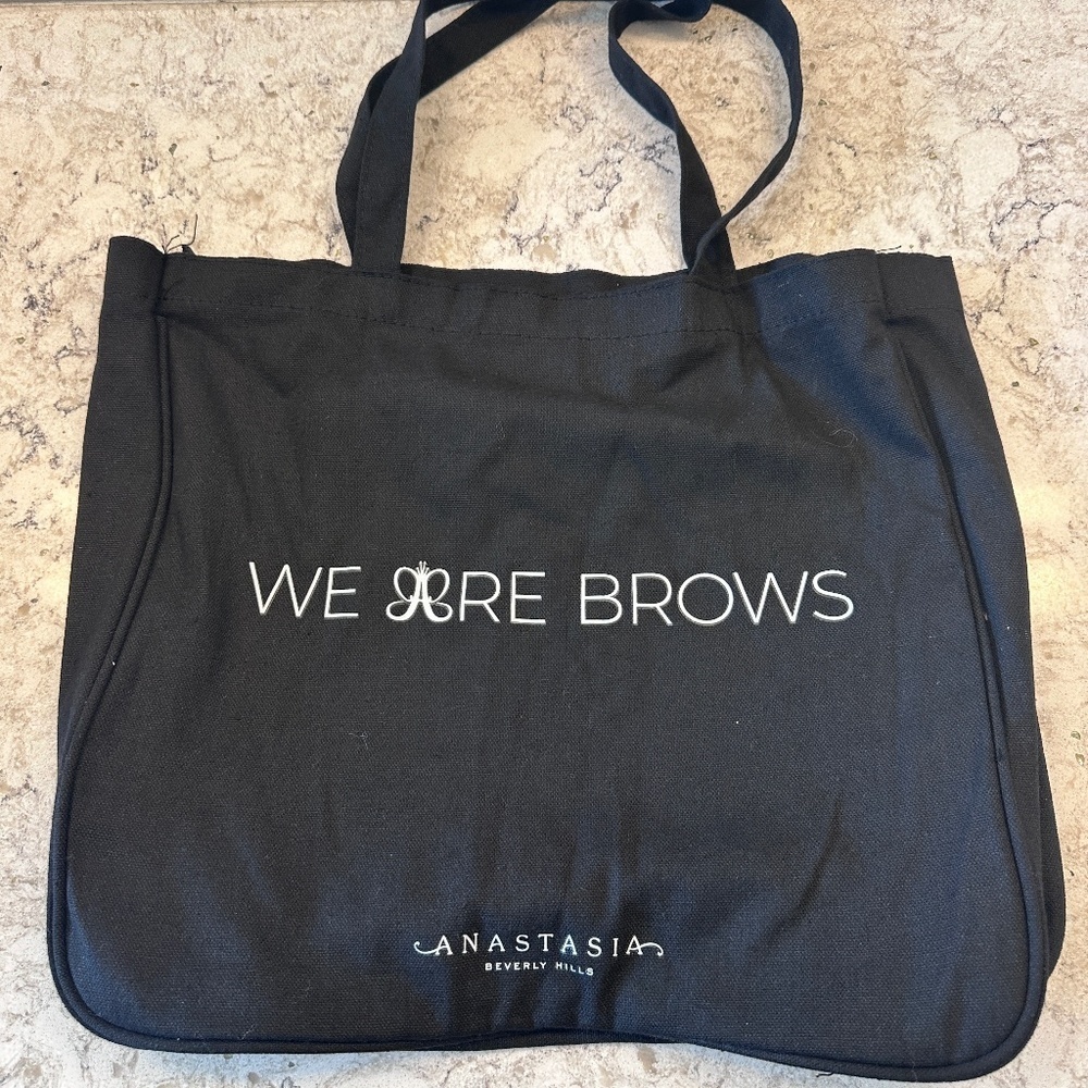 Anastasia Beverly Hills Black Re-Usable Tote Bag